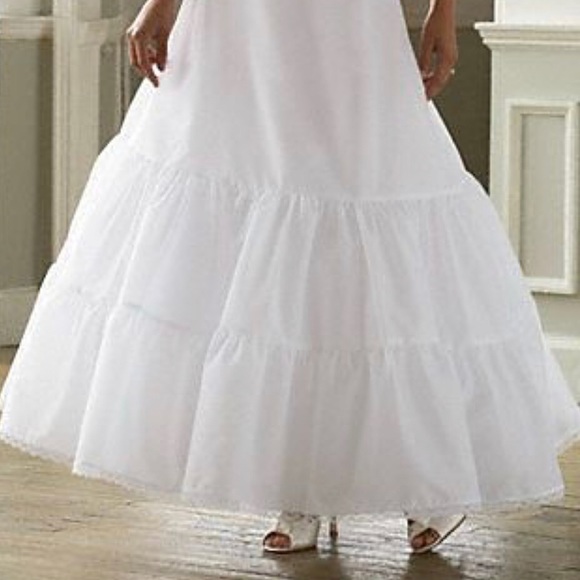 David's Bridal Dresses 2 Tier Petticoat Slip For Wedding Formal